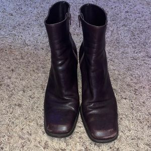 Gianni Bini square toe boots. Size 9 1/2 M.